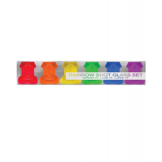 Rainbow Shot Glass Set