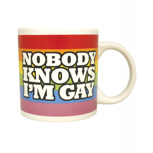 Attitude Mug Nobody Knows I'm Gay