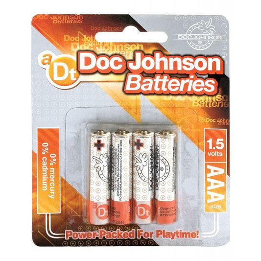 Doc Johnson Batteries - AAA 4 Pack