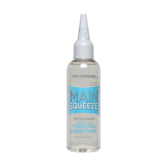 Main Squeeze Cooling/Tingling Water-Based Lubricant - 3.4 oz