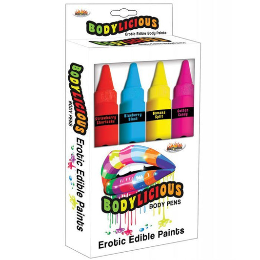 Bodylicious Edible Pens - Pack of 4