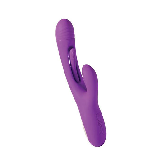 Bora G-Spot Tapping Rabbit Vibrator - Purple