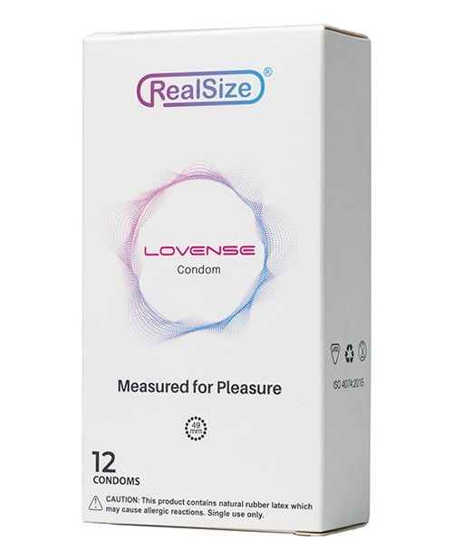 Lovense RealSize Condoms - Box of 12