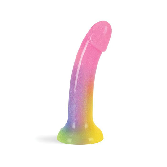 Silicone Dildolls Stargazer - Gradient Rainbow w/Glitter