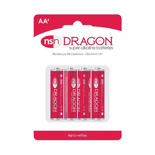 Dragon Alkaline Batteries - AA Pack of 4