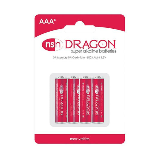 Dragon Alkaline Batteries - AAA Pack of 4