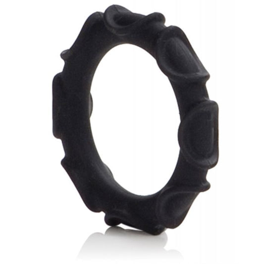 Adonis Atlas Silicone Ring - Black