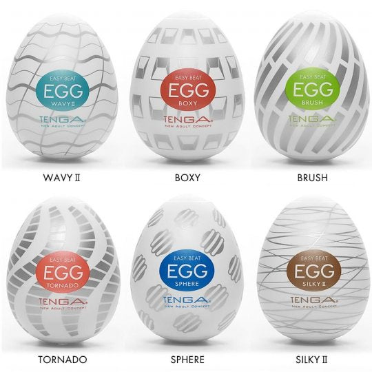 Easy Beat Egg New Standard Masturbator Six Pack