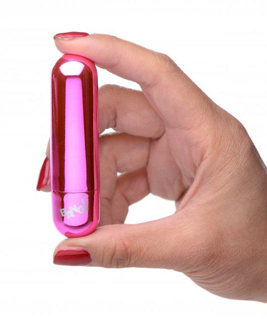 10X Rechargeable Vibrating Metallic Bullet