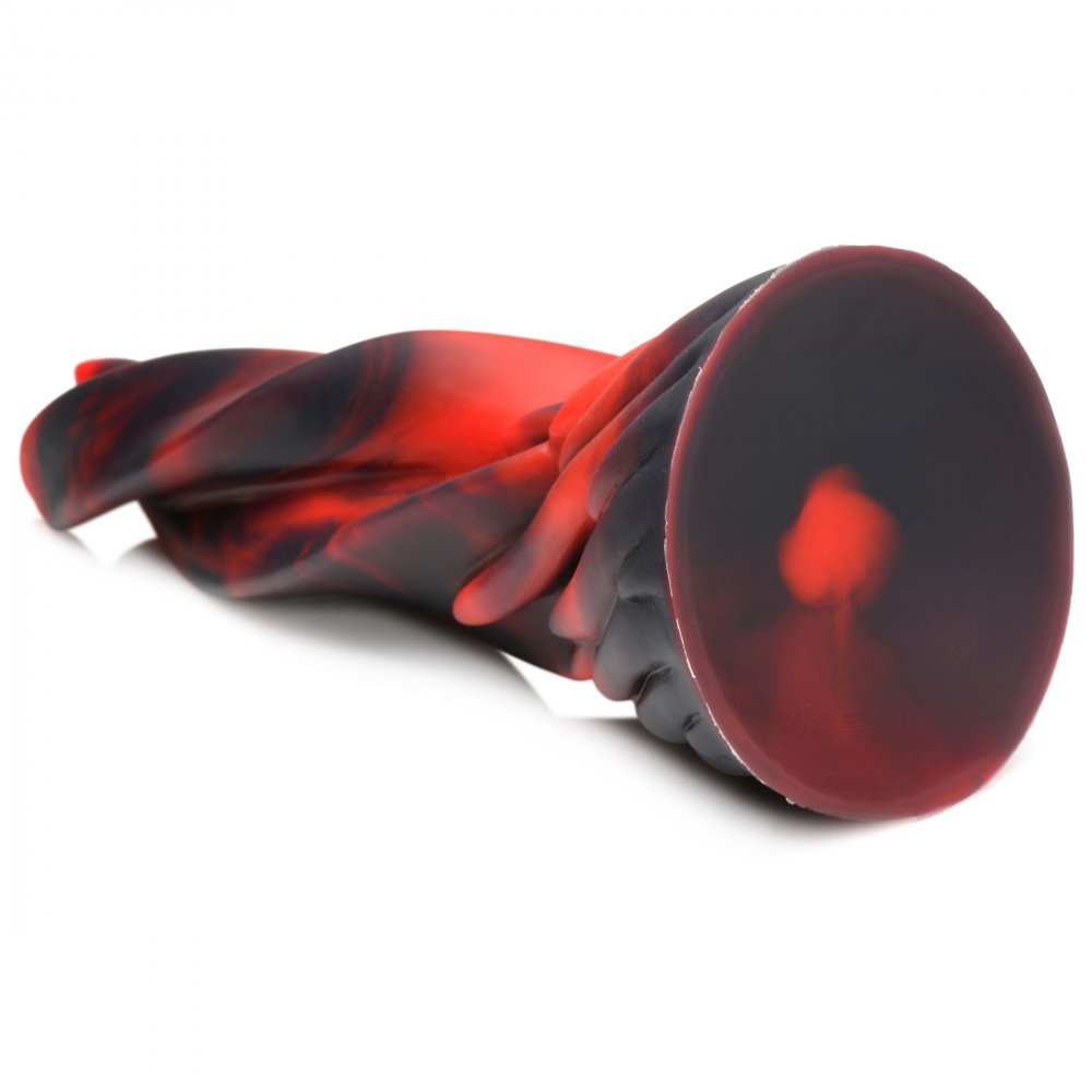 Hell Kiss Twisted Tongues Silicone Dildo